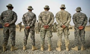 US soldiers in Afghanistan: conditioned by propaganda, precious few figure out the true motives for which they are fighting. 