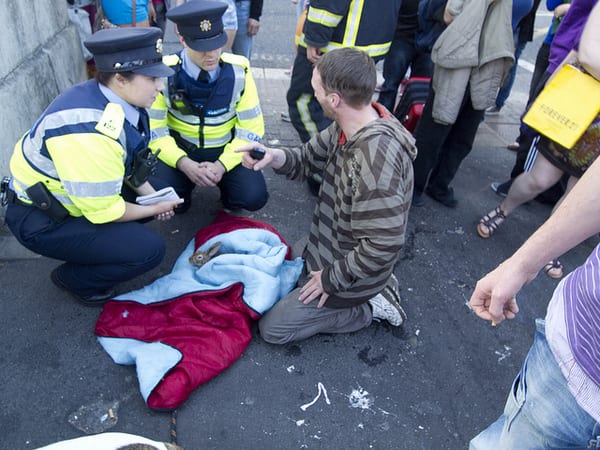 Man rescues pet rabbit from River Liffey 03-07-2011