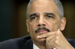 USAG Eric Holder, natural head of the Department of Dubious Justice.