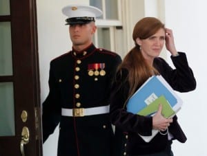 Samantha Powers: "The White House has exhausted all on-military options”