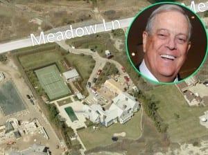 The Hamptons retreat of David Koch, one of the most infamous plutocrats on Earth. 