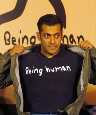 Ironic that for uber-egotistical celebrity Salman Khan being human does not include compassion.