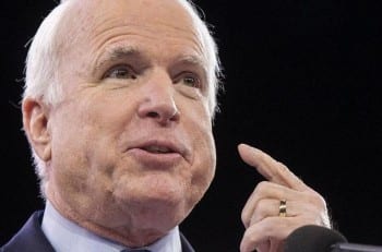 McCain: Unrepentant meddler and warmonger for decades and a darling of the American media.  This compulsively self-promoting mediocrity is a plutocrat by dint of marriage. 