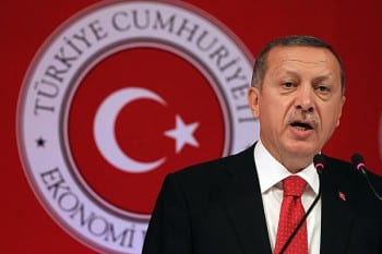 Turkey's PM Erdogan has shown a vicious disposition to carry out rightwing policies and go beyond the call in collaboration with Washington, the mark of a true accomplice. 