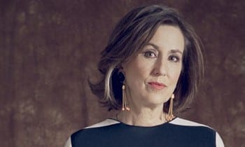 Kirsty Wark, British presenter throwing pet end questions and pretend democrats. Let the farce go on, it's career that matters. 