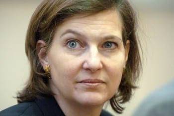 Neocon Victoria Nuland. These criminals are endemic in the foreign policy establishment since they incorporate the system's tacit strategic goals. (click to enlarge)