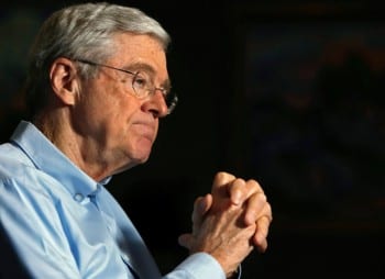 Cahrles Koch: not exactly a bystander in a corporate culture of fraud and deliberate lies in which profit is all. 