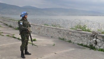 HaitiUNl-loneSoldier