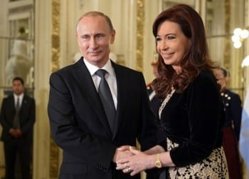 Vladimir Putin, Cristina Fernandez