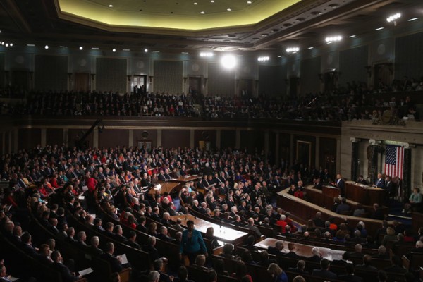 President Obama Delivers State Of The Union Address At U.S. Capitol