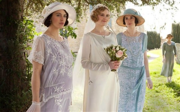 Downton Abbey-edith-wedding