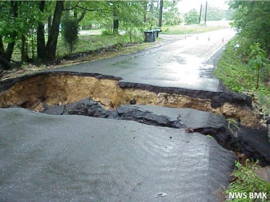 Floods caused by climate change can cause huge natural disasters, such as fierce floods. (NOAA.gov)