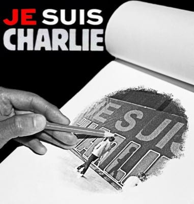 "Je Suis Charlie"—the new motto adopted by mass public opinion and endorsed by liberals' mawkish temperament. (Jacinta Illuch Valero, via Flickr)