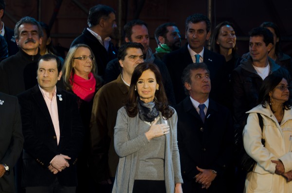 President Cristina Kirchner, celebrating Argentine's independence day. 