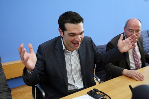 Tsipras on tour in Europe. (FraktionDieLinke.flickr)