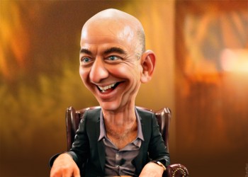 Amazon tycoon Bezos: a witting or unwitting coddler of fascists. 