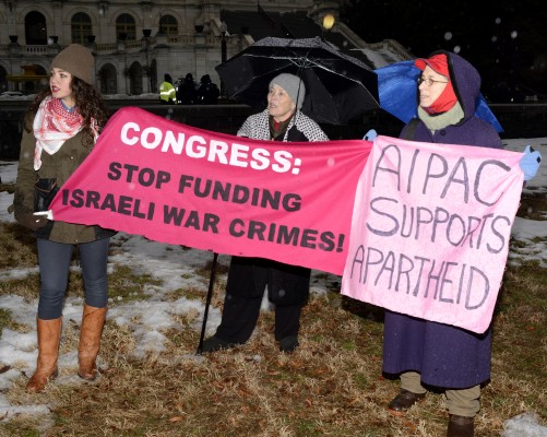 netanyahuSpeech.protesters.s.melkisethian.flickr
