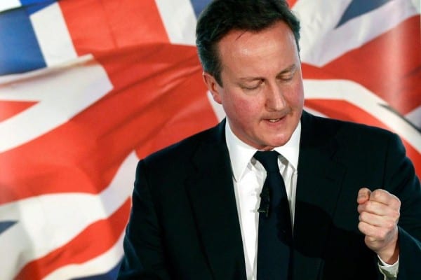 Cameron: Like all modern demagogs, never loses an opportunity to wrap himself in the flag.