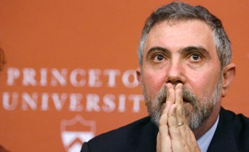 Krugman: His image as a progressive has finally melted to reveal the filthy centrist liberal he always was. 