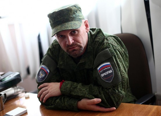 Aleksey Mozgovoy, a Don Cossack, and commander of the "Ghost Brigade."