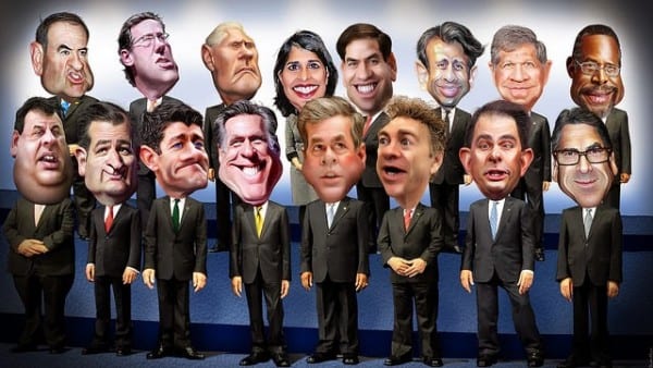 The 2016 GOP clown brigade. 