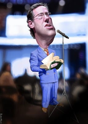 Santorum: a worshipper of capitalism, like his fellow Repubs.  