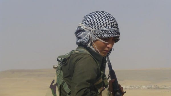 Kurdish militias have many women in their ranks. 