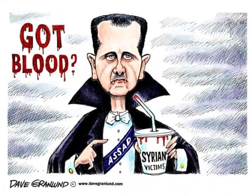 President Assad remains in the crosshaitrs of Washington and its accomplices. The information war to demonize him continues afoot. 