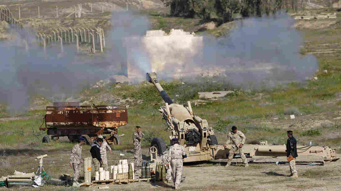 Iraqi artillery pounds ISIS positions in an effort to retake Tikrit. The Russian entry is rapidly beginning to change the fortunes of war.