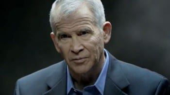 Oliver North: Older but still unrepentant in his disrespect for the Constitution. 