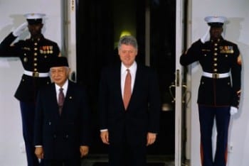 Suharto and Clinton 1995