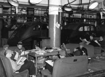 Fint sit-down strike 1936