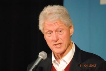 Bill Clinton: ONe o fthe bi phinies in US politics. The gap between his crooked but amiable image and the reality is huge. CC BY-NC by ericadamaustin