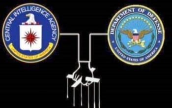 CIA and Department of Defense Puppetmasters. Courtesy D.C. Clothesline.