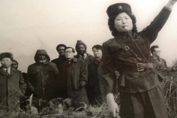 North Korean military traffic controller in Namibia - historic photo