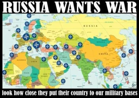 US bases around Russia