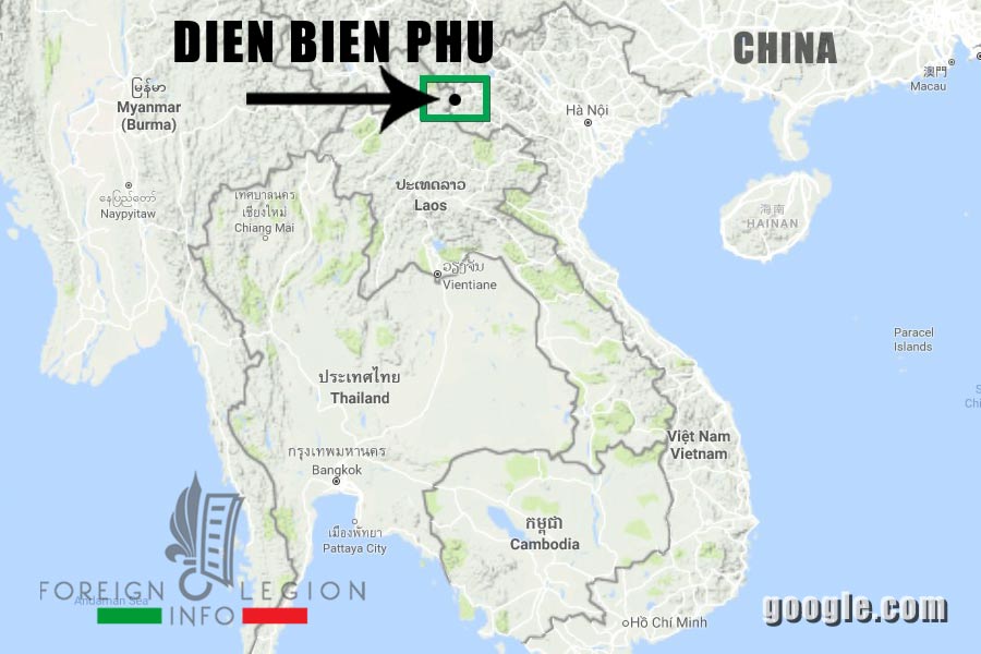 Dien Bien Phu Vietnam Map 